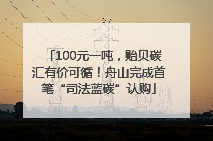 100元一吨，贻贝碳汇有价可循！舟山完成首笔“司法蓝碳”认购