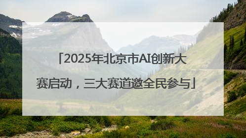 2025年北京市AI创新大赛启动，三大赛道邀全民参与