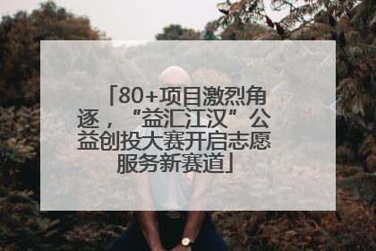 80+项目激烈角逐，“益汇江汉”公益创投大赛开启志愿服务新赛道